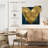 Hardie Big Hearted Gold On Teal-109206652