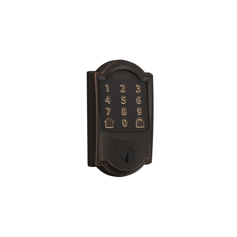 Encode Smart WiFi Deadbolt with Camelot Trim, Aged Bronze, Yes