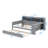 Wooden Daybed with Integrated Storage Shelves, Including a Pull-out Trundle Bed-482637224