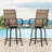 Swivel Patio Bar Stools Set of 2
