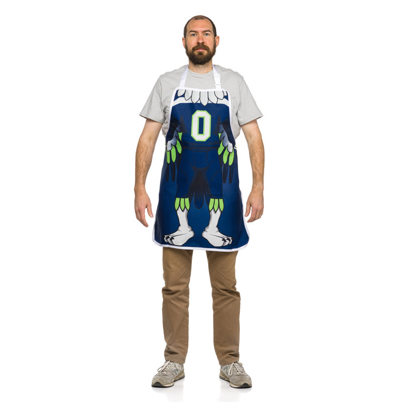 NFL Double Side Grilling Apron, Seattle Seahawks