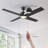 52" Pull Chain Ceiling Fan with Light-696807984