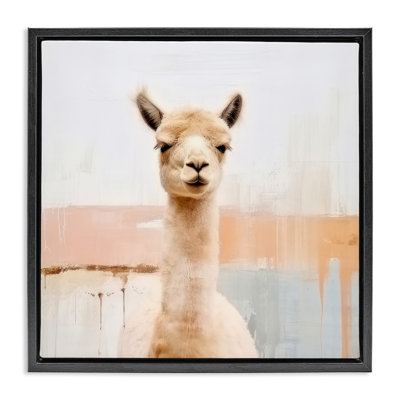 Rustic Llama Portrait
