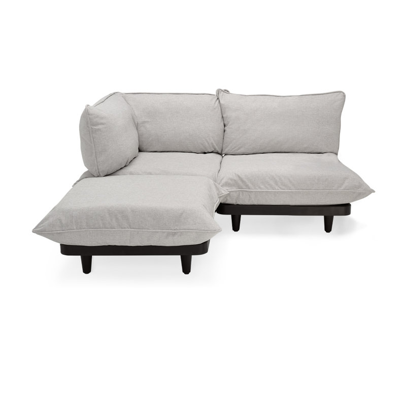 Paletti Outdoor Patio Modular Corner Seat, Olefin Mist