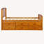 Lits simples 6 tiroirs en bois massif-543792610