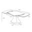 Table de salle à manger rectangulaire extensible de 47 à 71 po pour 4-6 personnes