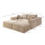 Canapé modulaire en velours côtelé avec 2 coussins d'appoint-129848657-129845827
