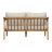 Westin Outdoor Acacia Wood Loveseat