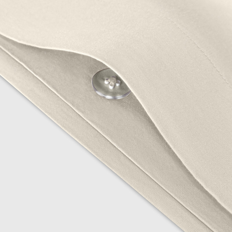 No Pattern Bedding, Cream, Double