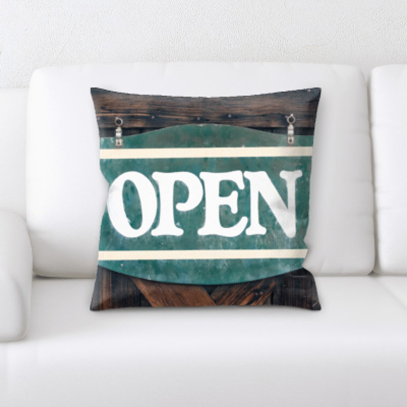 Coussin décoratif ouvert