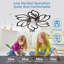 Ventilateur de plafond 25,5 po avec lumières, télécommande 3 températures de couleur, ventilateur à 6 vitesses