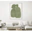 «Green Stones Composition», toile encadrée-856096732