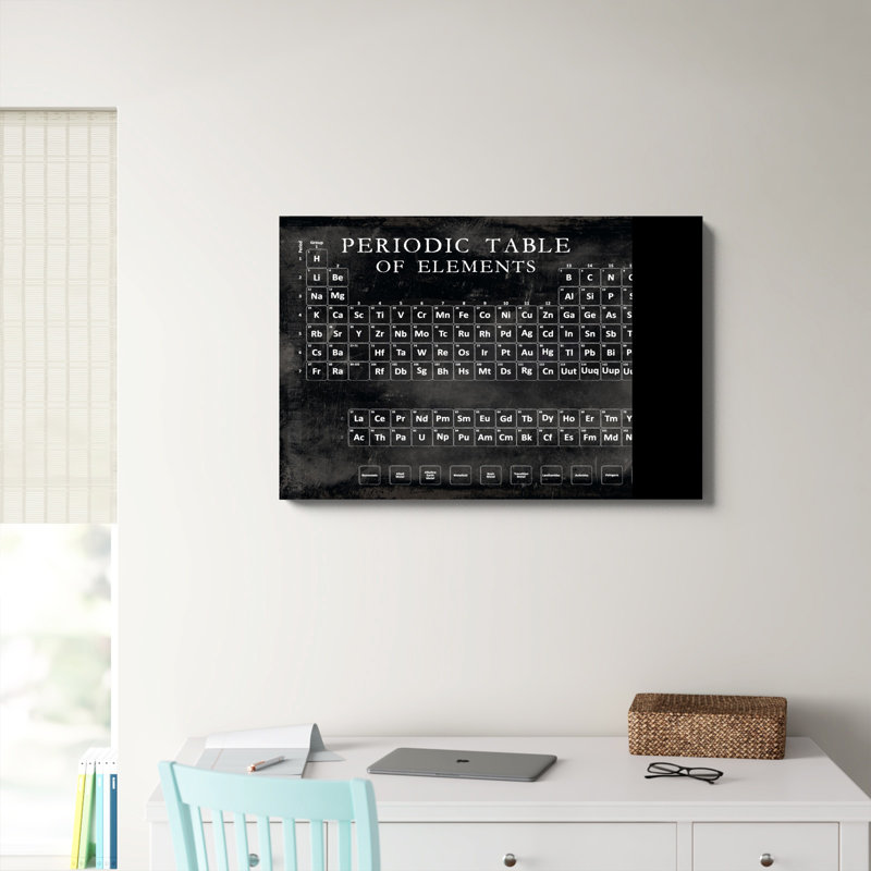 "Tableau périodique" par Vision Studio, impression sur toile tendue, H 24 po x l 36 po