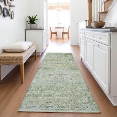 Tapis intérieur / extérieur Xhevrie lavable à la machine