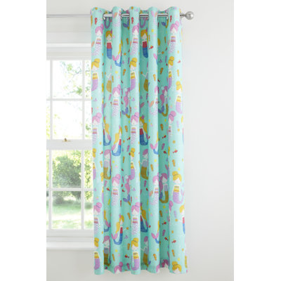 Mermaid Easy Care Eyelet Curtains