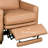 Rumilly Triple-Motor Recliner Sofa 56" Genuine Leather Power Zero-Wall Reclining Couch with USB&USB-C Port-1349518139