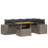 Vidaxl Garden Sofa Set Grey