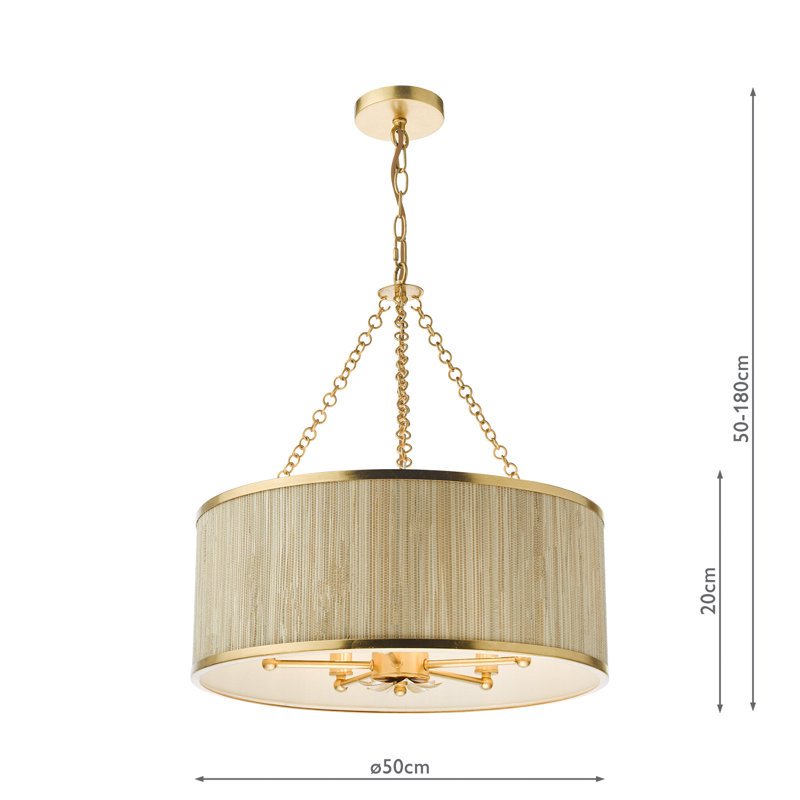 Aydien 5 - Light Gold Pendant