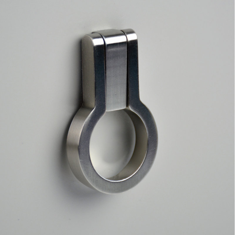 Anitgue Ring Pull, Brushed Nickel