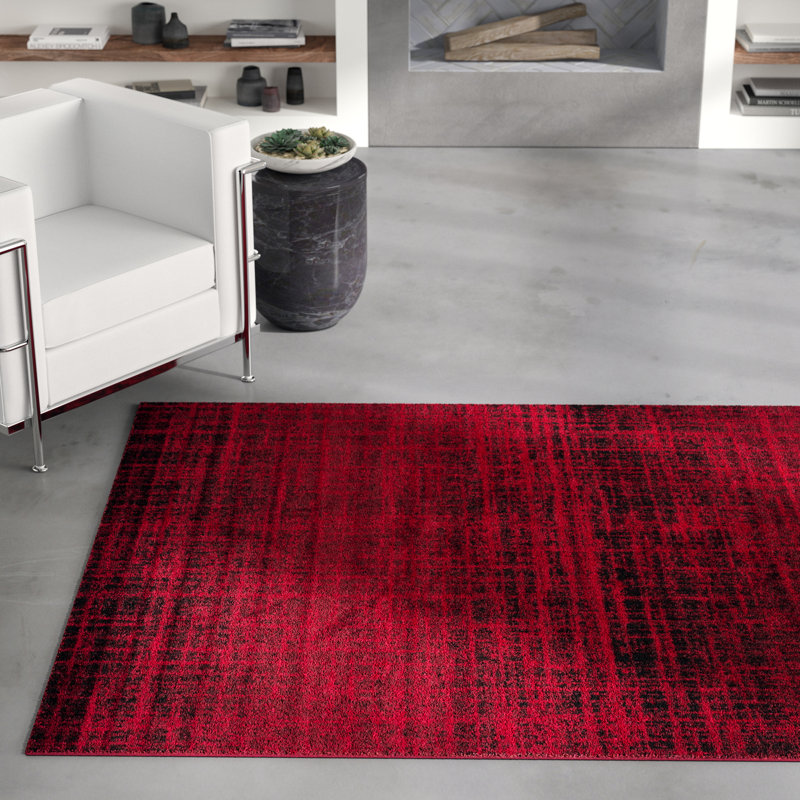 Riebe Abstract Area Rug, Rectangle 9' x 12'