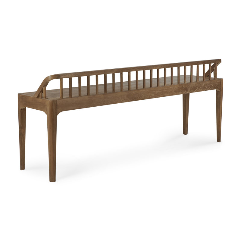 Spindle Solid Wood Dining Bench