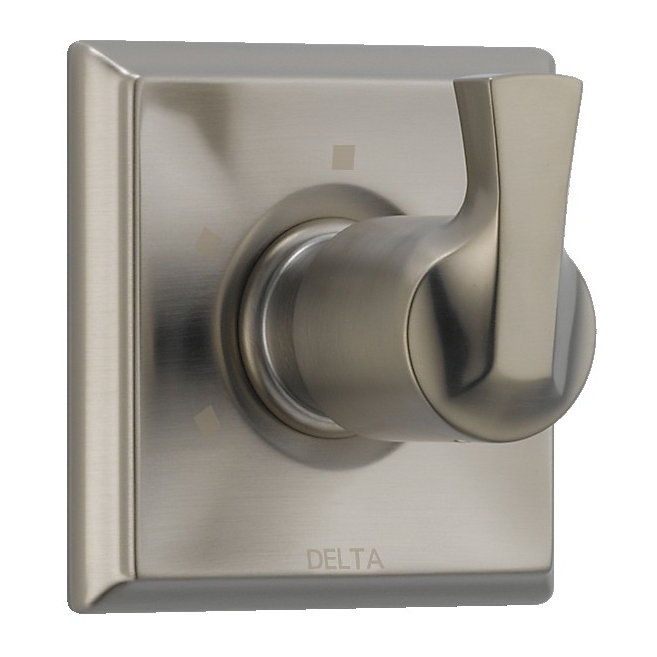 Garniture de robinet inverseur Dryden, Acier inoxydable Brilliance
