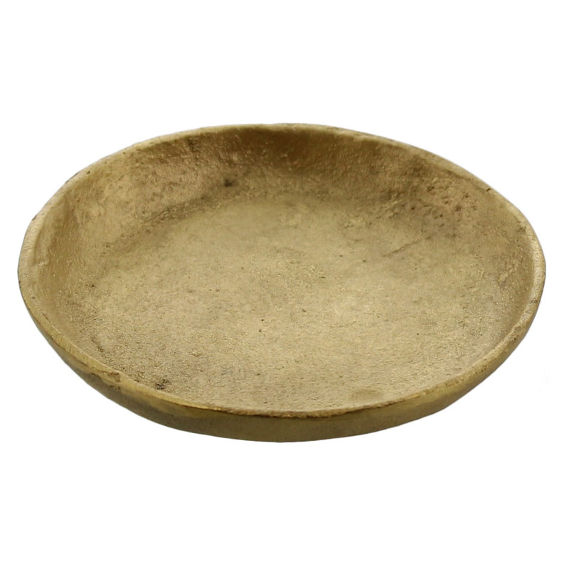 Petite assiette ronde en laiton