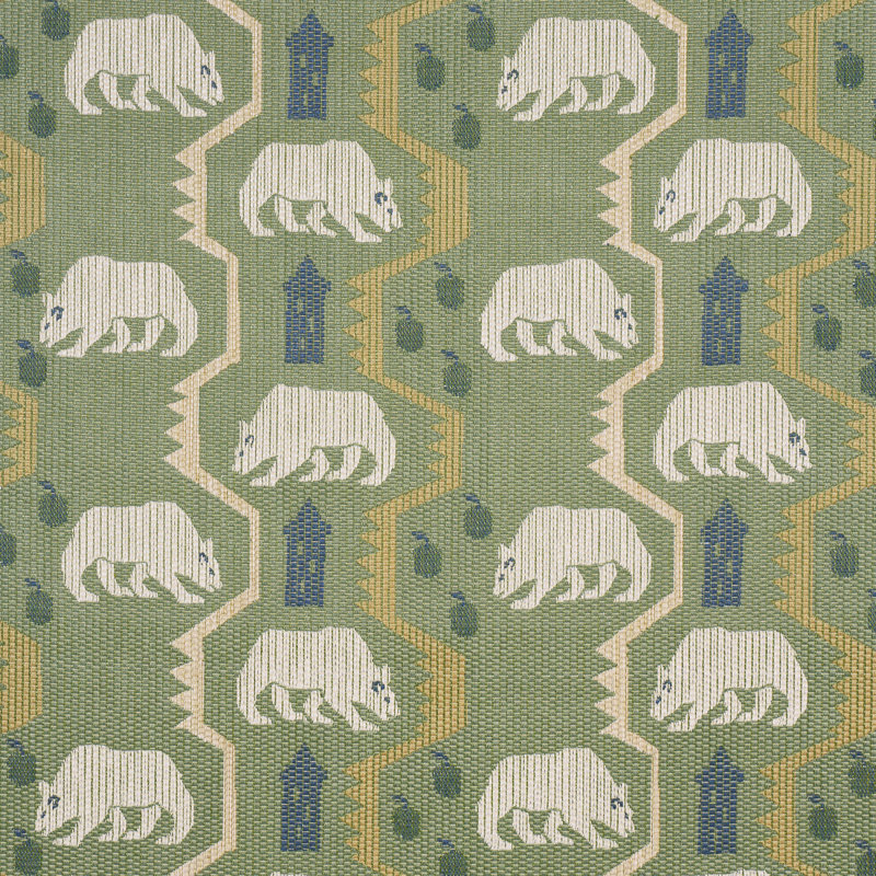 Bear Brigade Fabric, Green