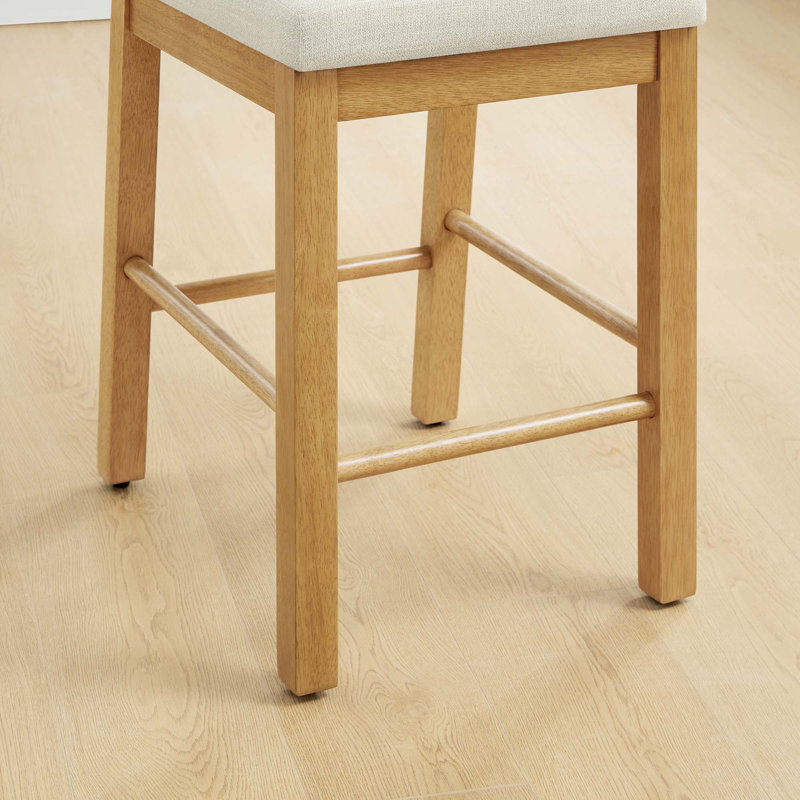 Tabouret de comptoir 26 po H, Noyer, 3