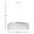 Jessalyn 5 - Light Steel Dimmable Drum Chandelier-2063048651