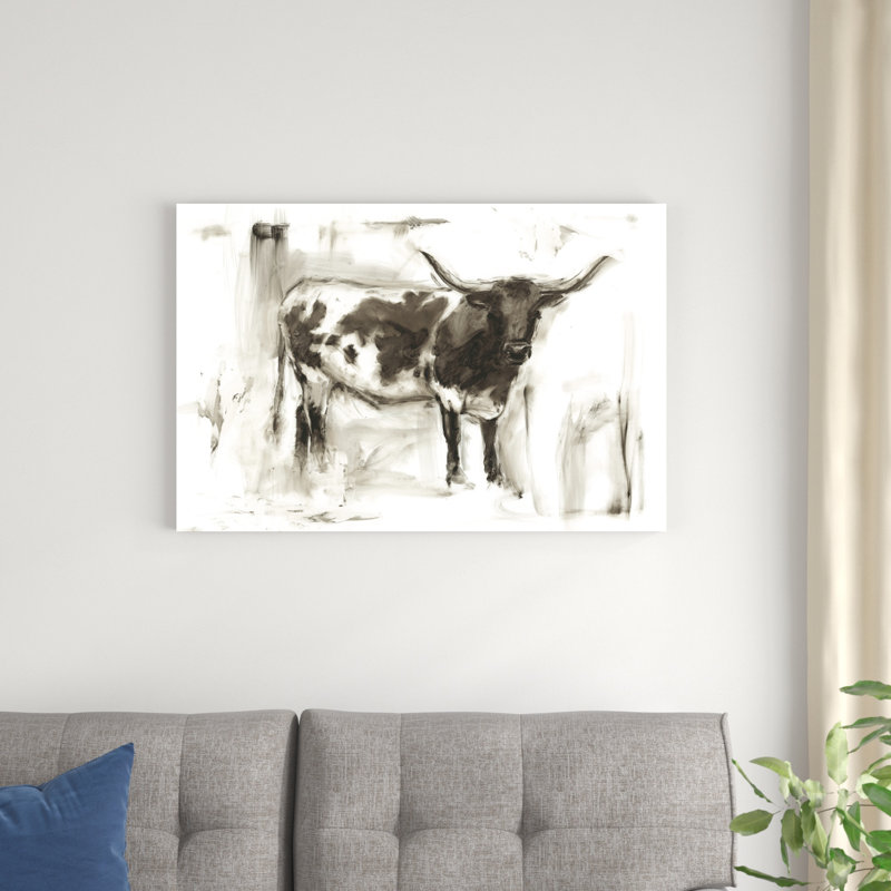 Étude Longhorn I, H 24 po x l 36 po x P 1,25 po