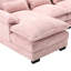 Chenille confortable avec rembourrage en éponge résilient et support de canapé moderne à structure solide