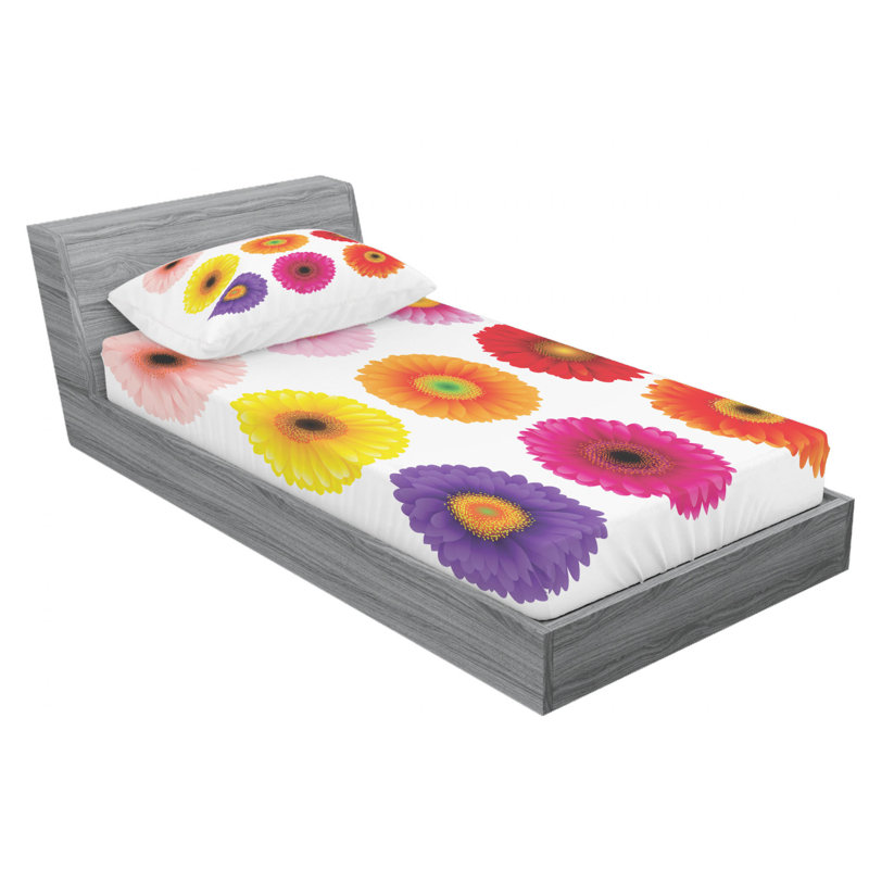 Microfiber Sheet Set, Twin XL Sheet Set with Fitted Sheet