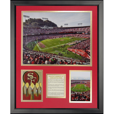 Memorabili encadrée san francisco 49ers-candelstick park NFL
