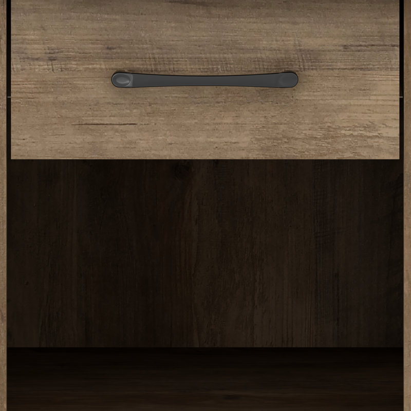 Walter 1 Drawer Nightstand, Knotty Oak