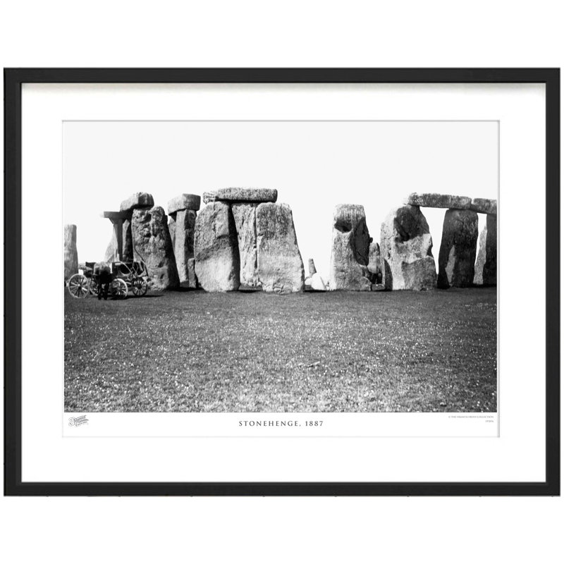 Stonehenge, 1887 - Single Picture Frame Print, 28cm H x 36cm W x 2.3cm D