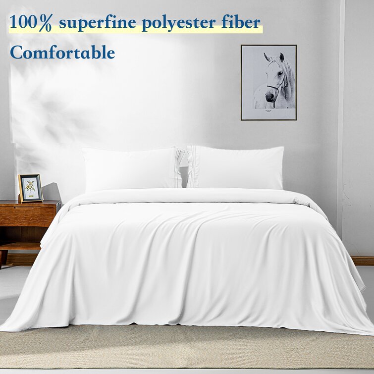 SONORO KATE Bed Sheet Set Super Soft Microfiber 1800 Thread Count Luxury  Egyptian Sheets Fit 18-24 I…See more SONORO KATE Bed Sheet Set Super Soft
