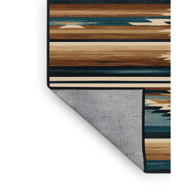  Tapis lavable Horizon Layers Southwestern, Rectangulaire 8 pi x 10 pi