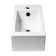 Alfi Brand 10'' White Porcelain Rectangular Bathroom Sink with Overflow