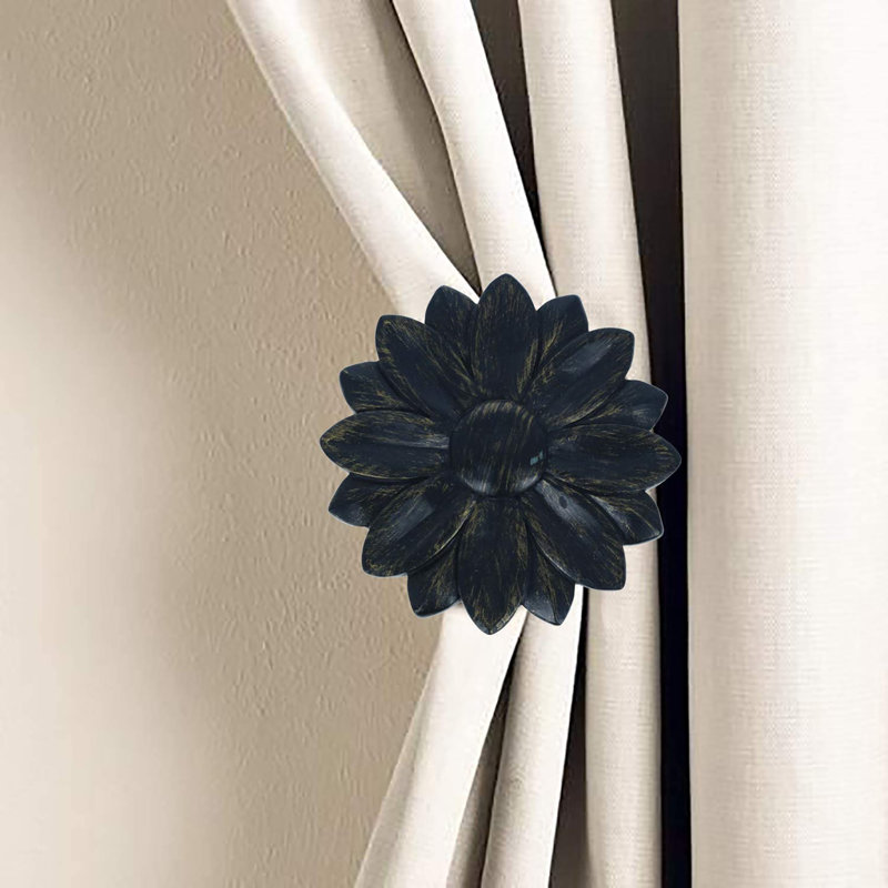 Resin Curtain Holdback, Burnt Gold