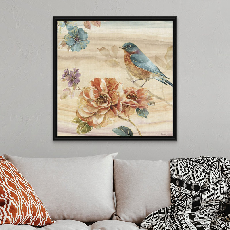 «Spice Nature III» par Lisa Audit - reproduction d'art sur toile, H 38 po x l 38 po x P 1,75 po, Cadre flottant noir
