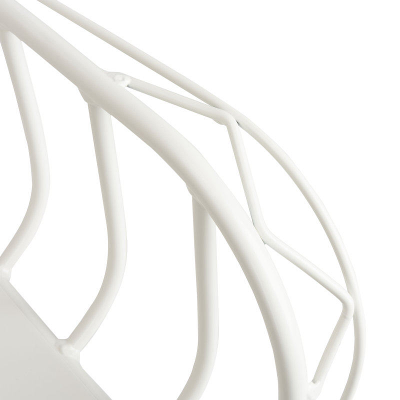 Tucker Outdoor Dining Armchair, Matte White