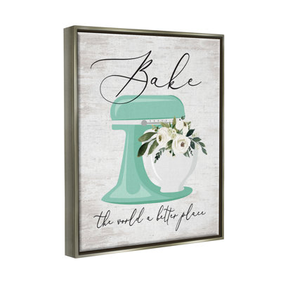 " Bake The World Phrase " by Lettered And Lined