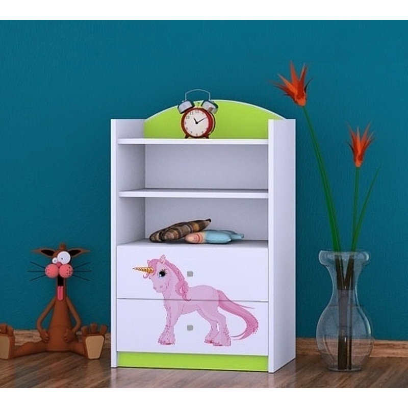Katelyn 96cm H X 60cm W Animals Kids Cube, Green