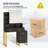 LED Light Bulb Vanity with Stool-102334313
