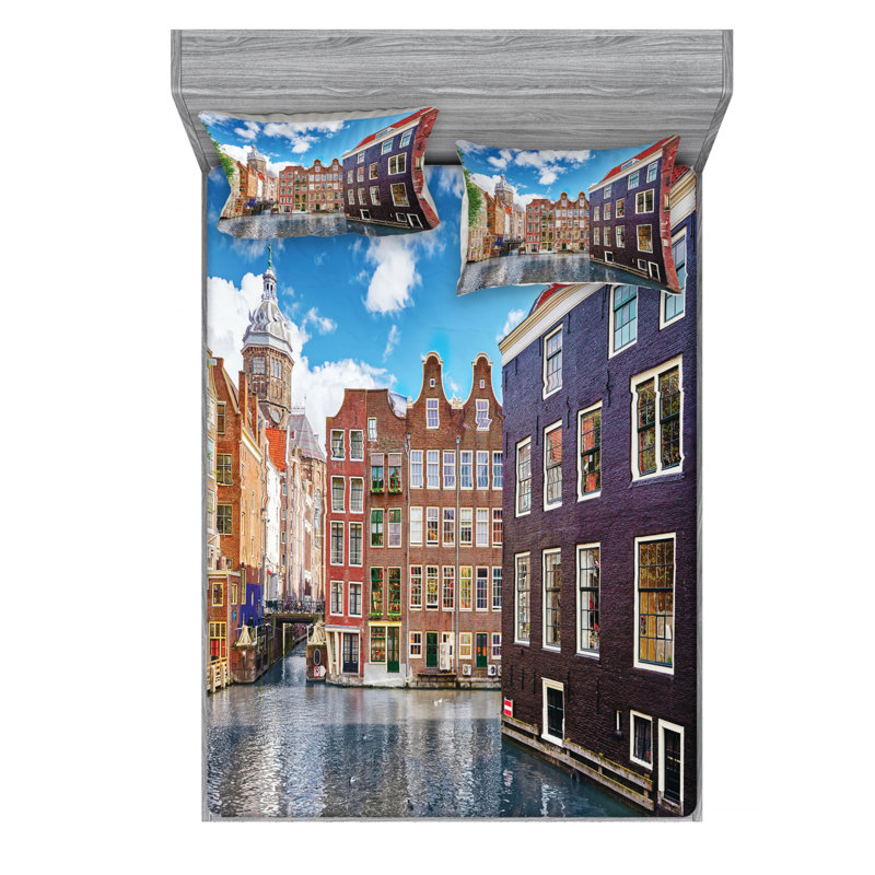 Microfiber Sheet Set, Queen Sheet Set + Fitted Sheet + 2 Pillowcases