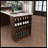 80" Expandable Kitchen Island With Dining Table, Marble-Grain Countertop & Power Outlet, Mobile Storage Cart With Cabinet & 2 Drawers, Walnut Finish Kitchen Prep Table-1630879547