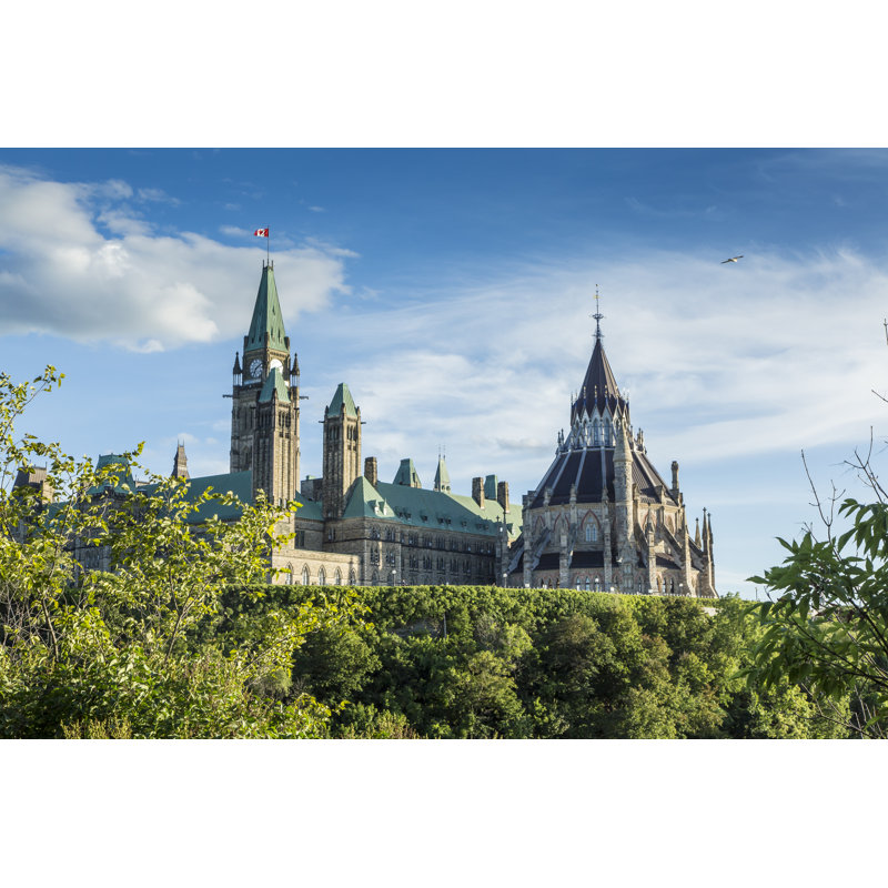 Granborough Parliament Hill In Ottawa by Sprokop - Wrapped Canvas Print, 61cm H x 91cm W x 3.8cm D