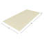 Surmatelas en mousse Lavate Home Egg Crate-120327872