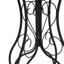 Table d'appoint ronde ronde en céramique, colorée et noire